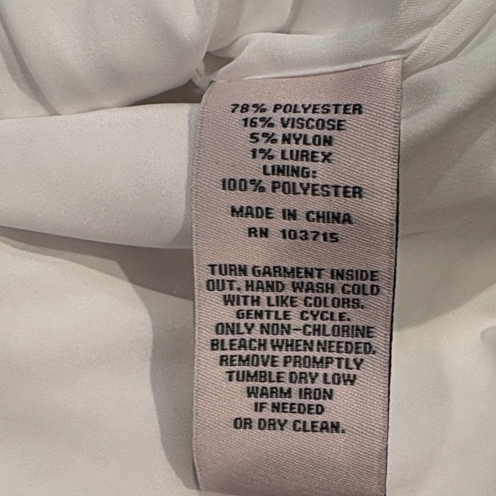 Nanette Lepore Large Women's White Sleeveless vest - NWT - Picture 4 of 4